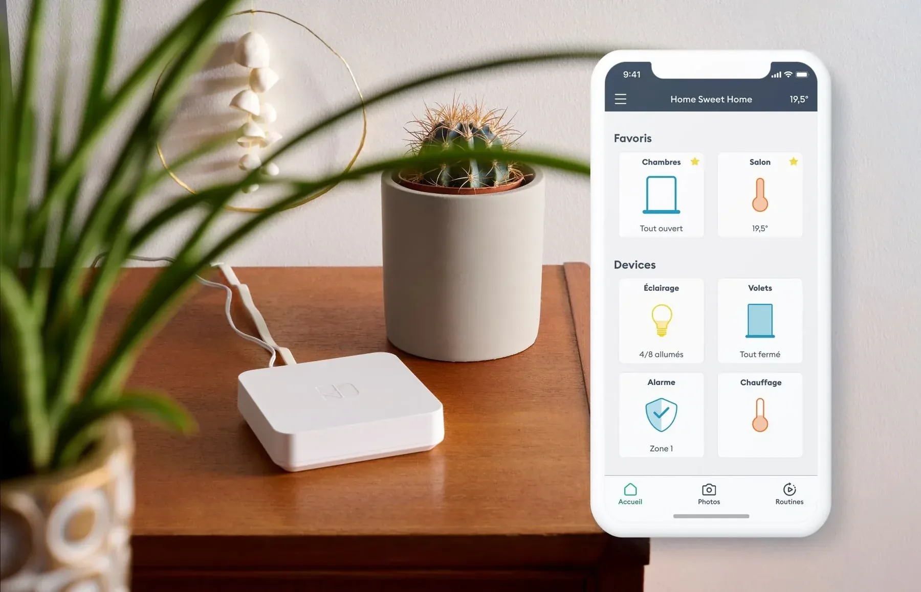 Application mobile de pilotage d’une maison connectée