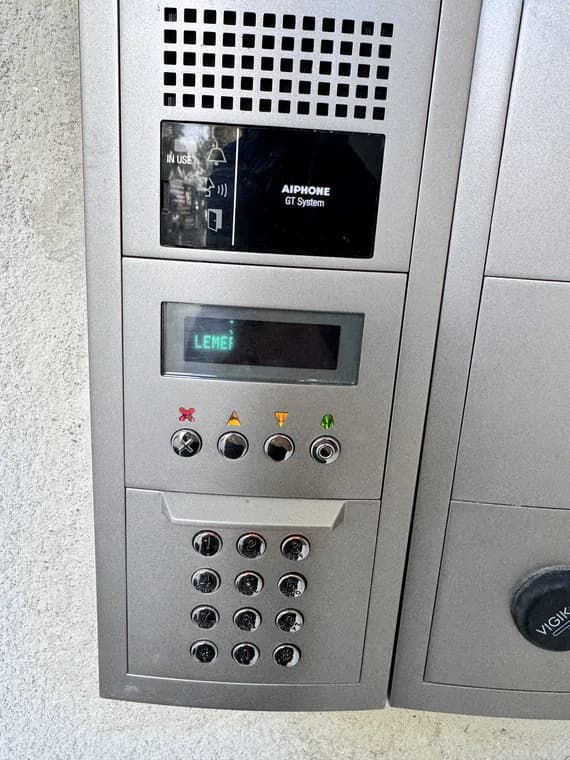 Interphone installé par AD ELEC